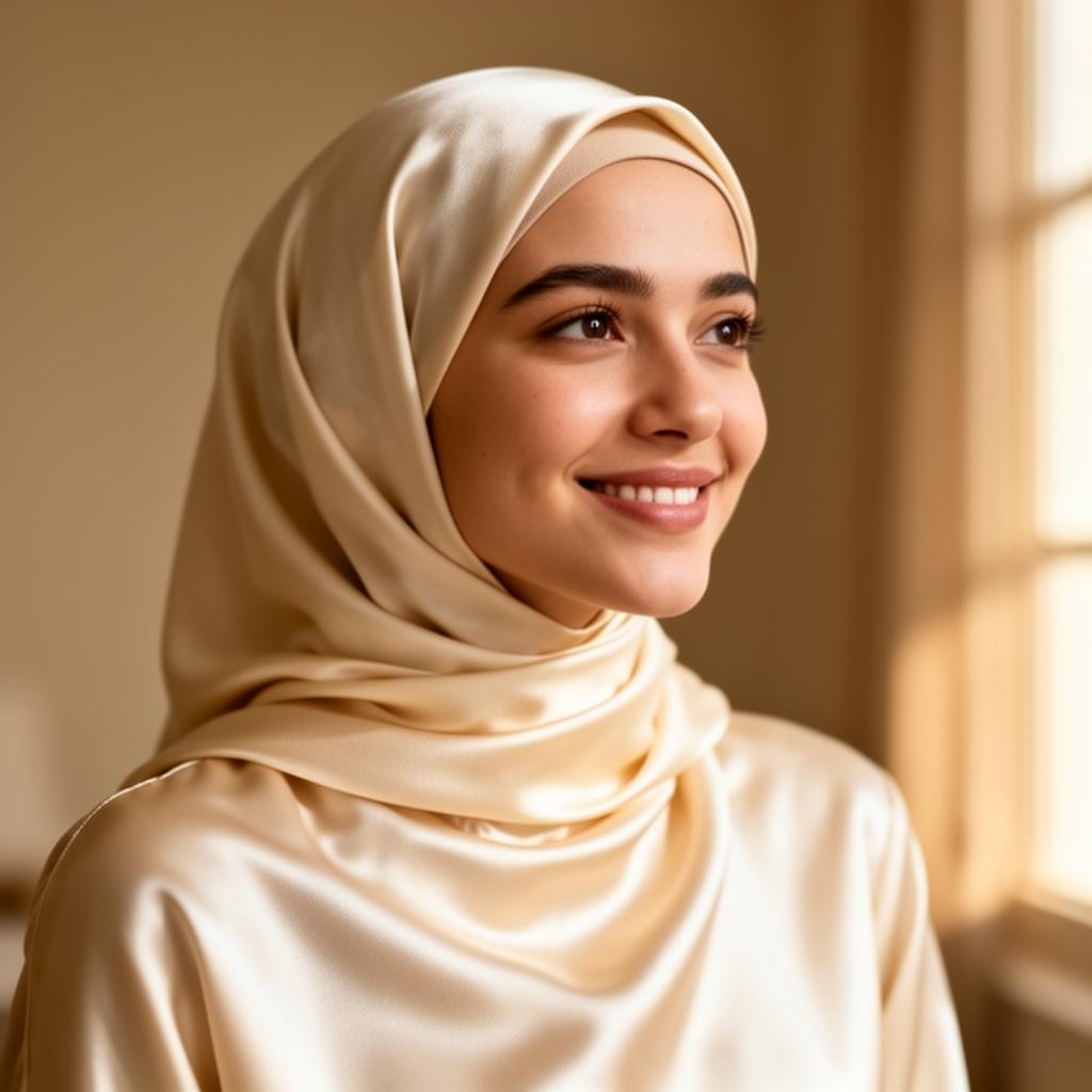 Portrait of Aisha, a Siraat member